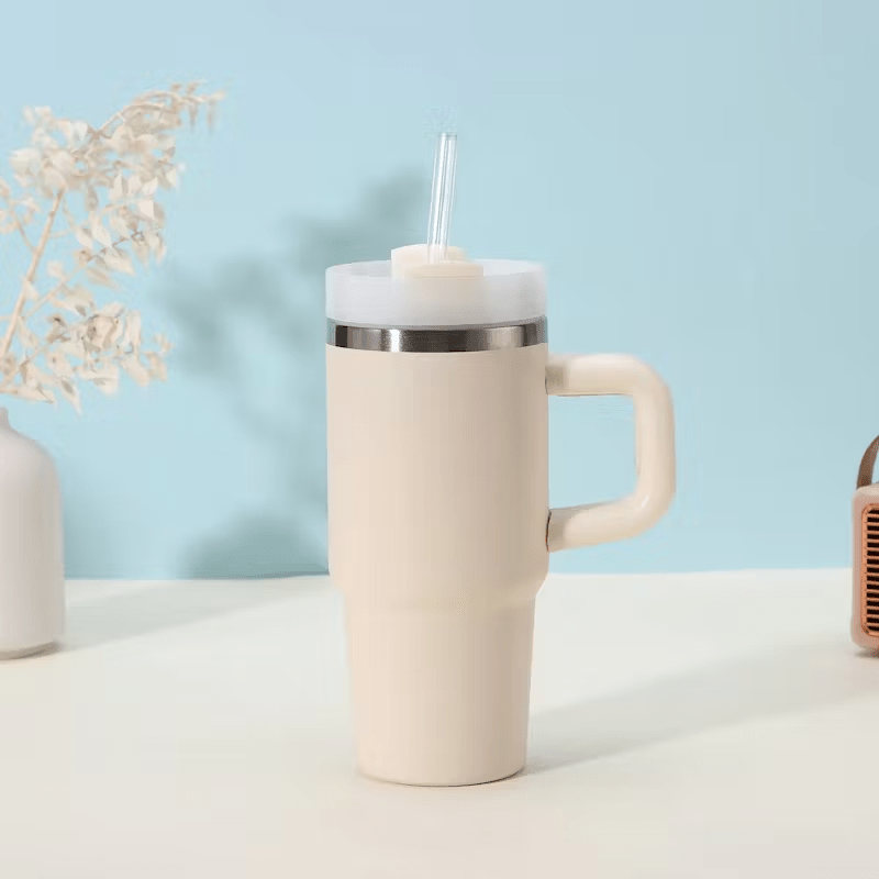 450ml Insulated Water Bottle with Handle and Straw Bagazio Promotions - Trade Only 