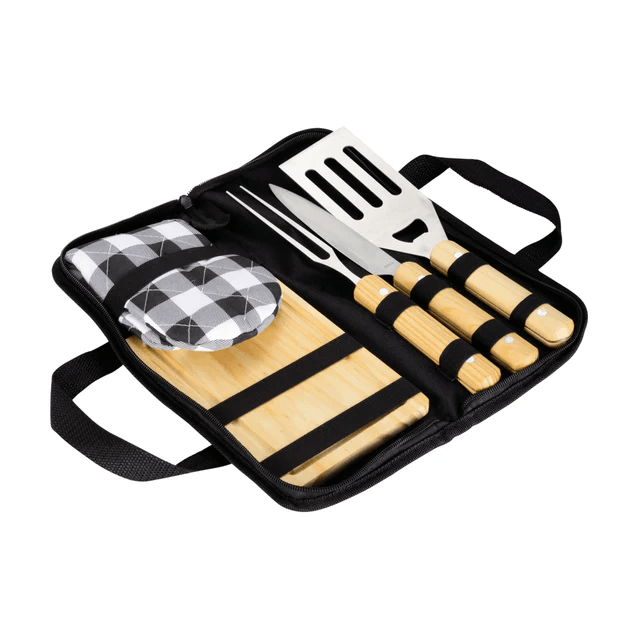 5 Piece Braai Set in Carry Bag Bagazio Promotions - Trade Only 
