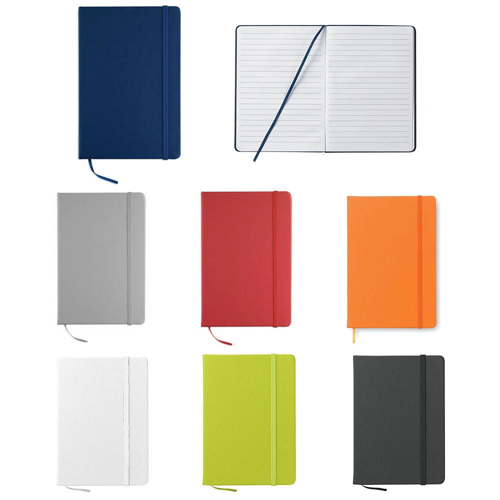 A5 Notebook with Elastic Strap Bagazio Promotions - Trade Only 