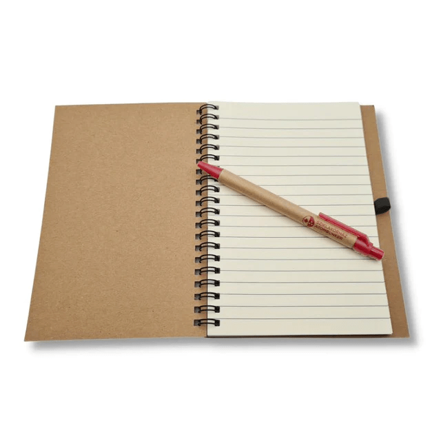 Eco Spiral Notebook & Pen Bagazio Promotions - Trade Only 