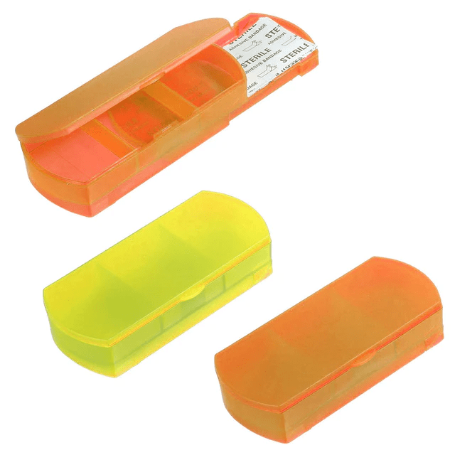Pill Box with Plaster Compartment Bagazio Promotions - Trade Only 