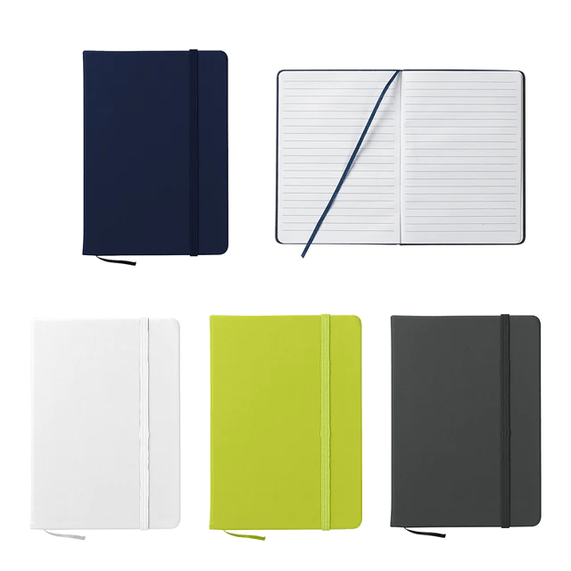 A5 Notebook with Elastic Strap Bagazio Promotions - Trade Only 