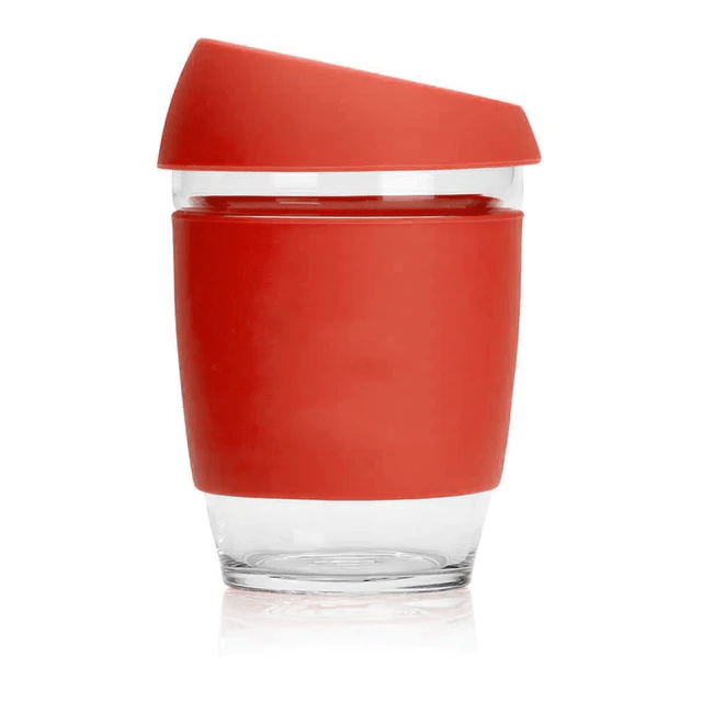 Barista Reusable Glass Cup - 300ML Bagazio Promotions Trade Only 