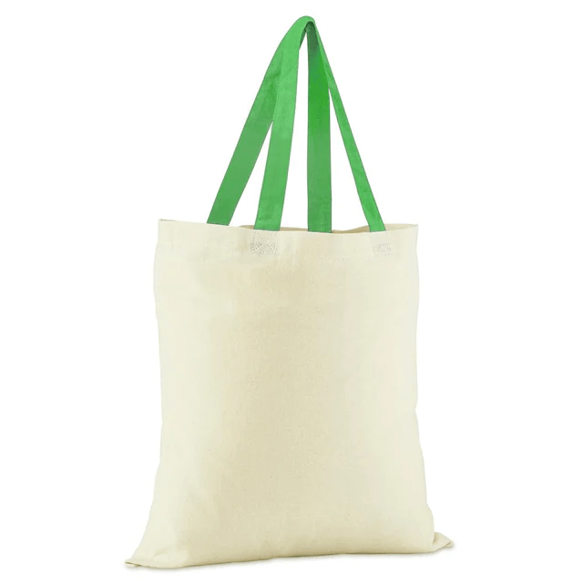 Cotton Colour Handle Shopper Bag The Deal 