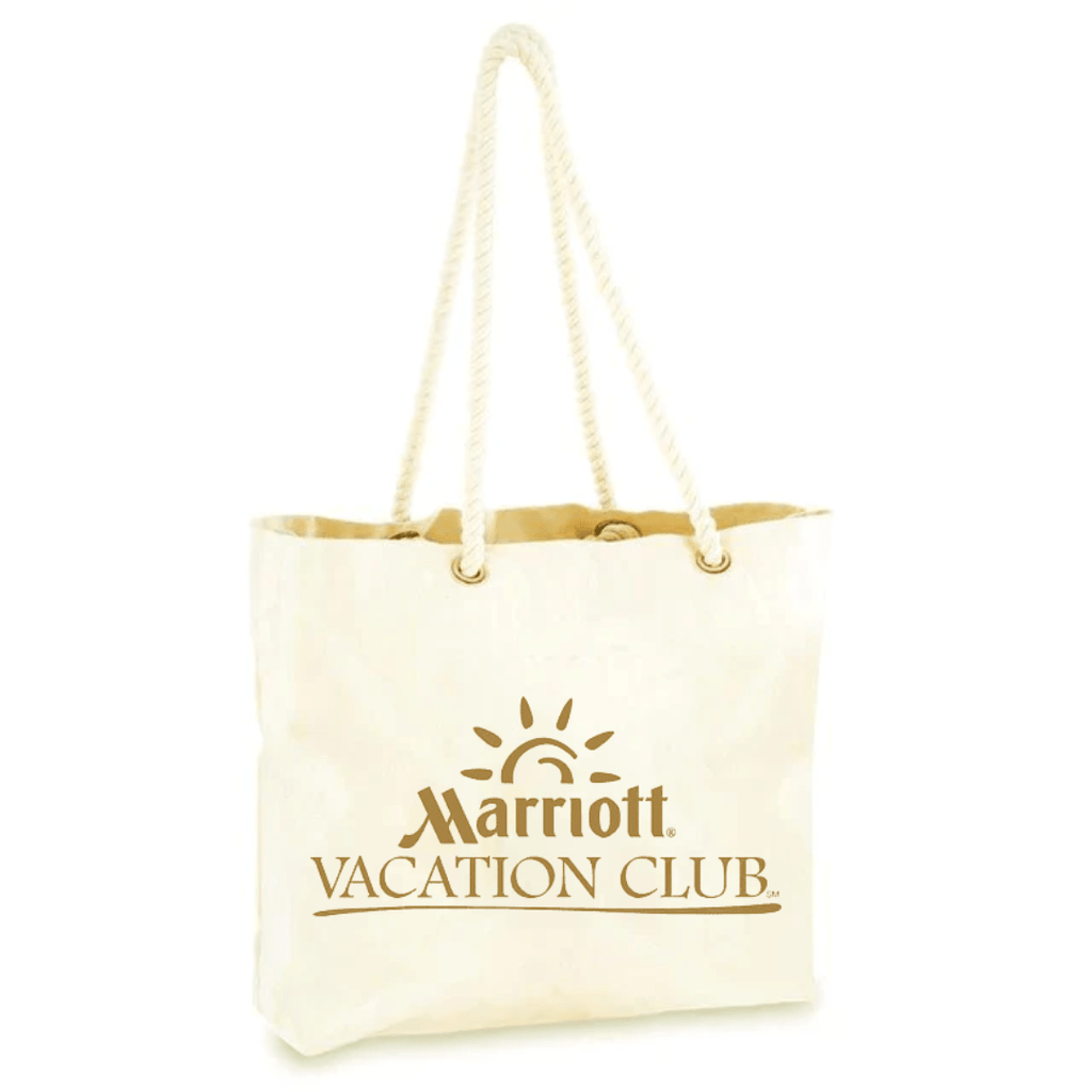 Cotton Rope Handle Beach Bag Bag The Deal 