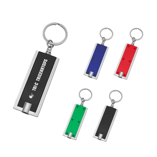 Glow LED Torch Keyring Bagazio Promotions - Trade Only 