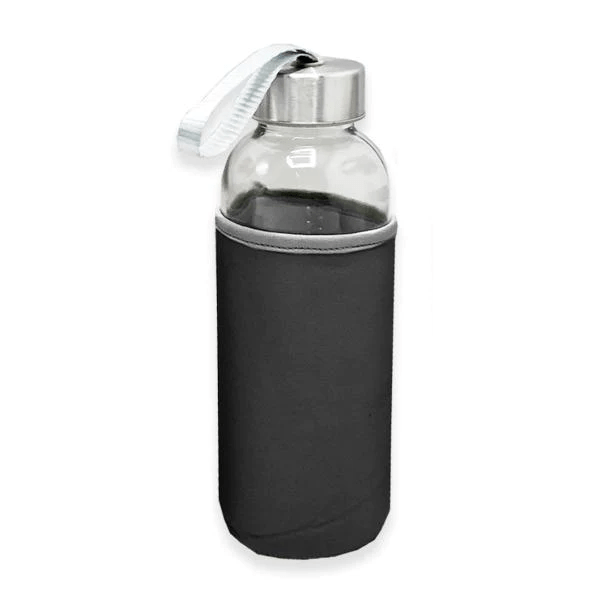 Hydrate Glass Water Bottle . 