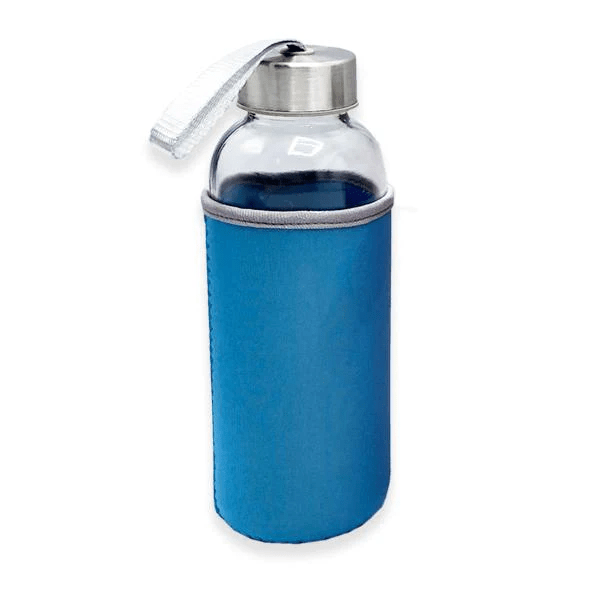 Hydrate Glass Water Bottle . 