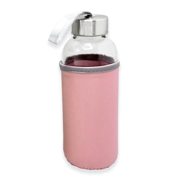 Hydrate Glass Water Bottle . 