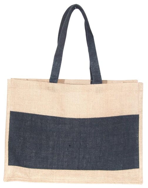 Two Tone Jute Shopper . 